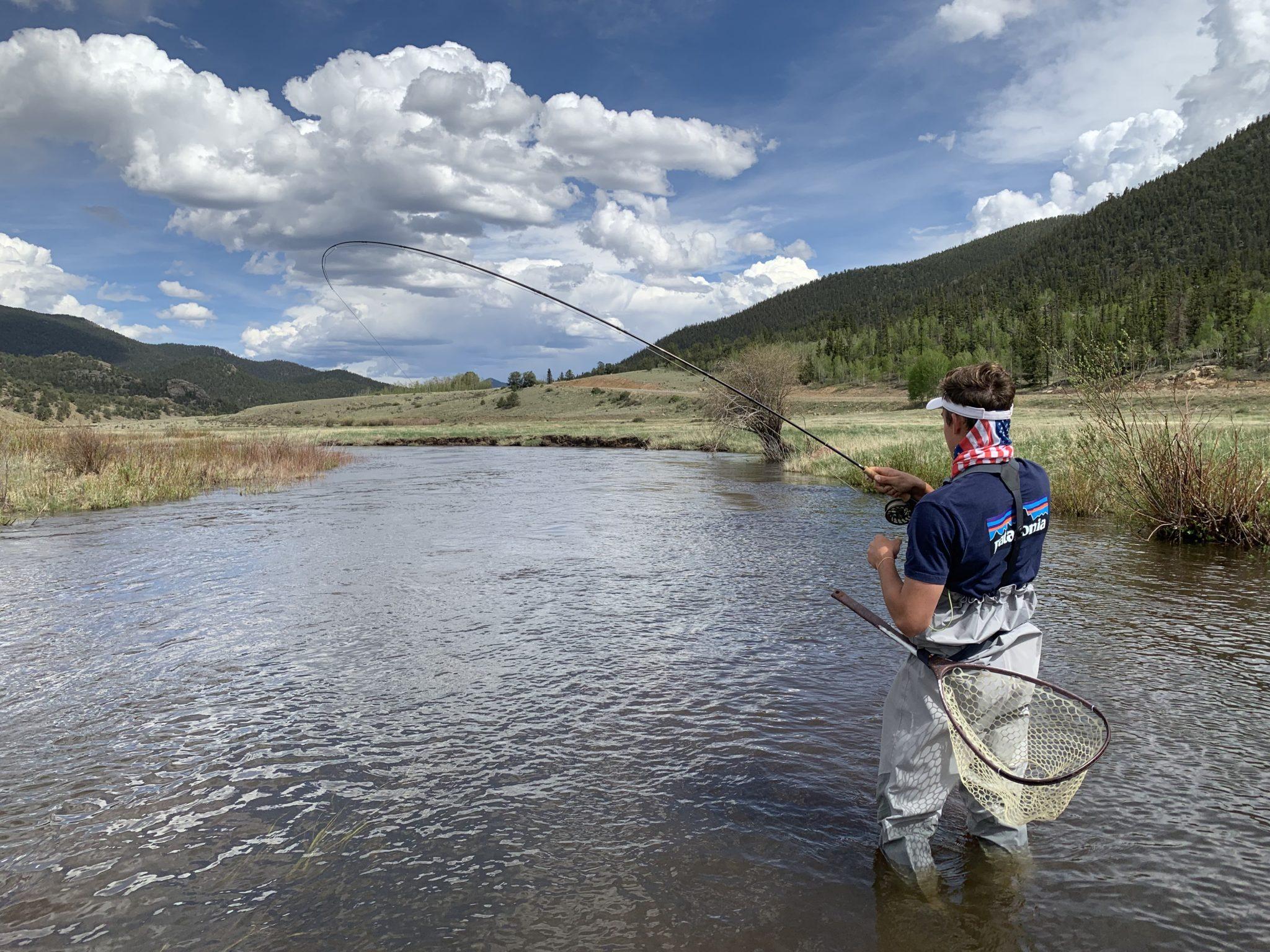 Fly Fishing Belly Boat Tarryall Reservoir South Park Colorado